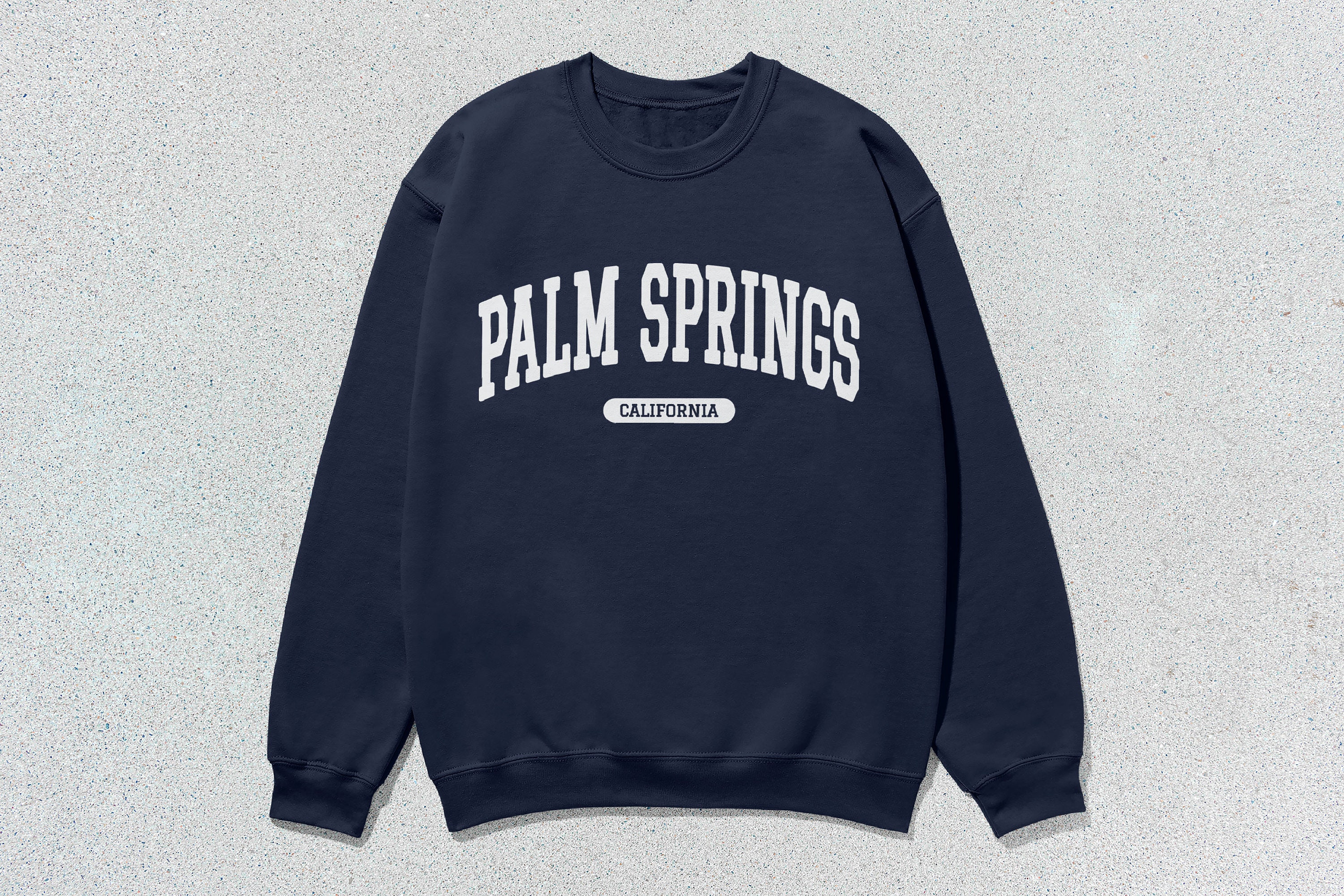 Palm Springs Sweatshirt California Collegiate Crewneck Sweater Unisex - Etsy