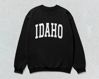 Idaho Sweatshirt Collegiate Crewneck Sweater Unisex