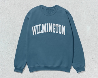 Wilmington tröja North Carolina College Crewneck-tröja Unisex