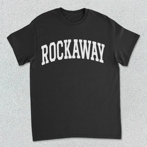 Camiseta Rockaway New York Collegiate Camiseta de algodón pesado Unisex
