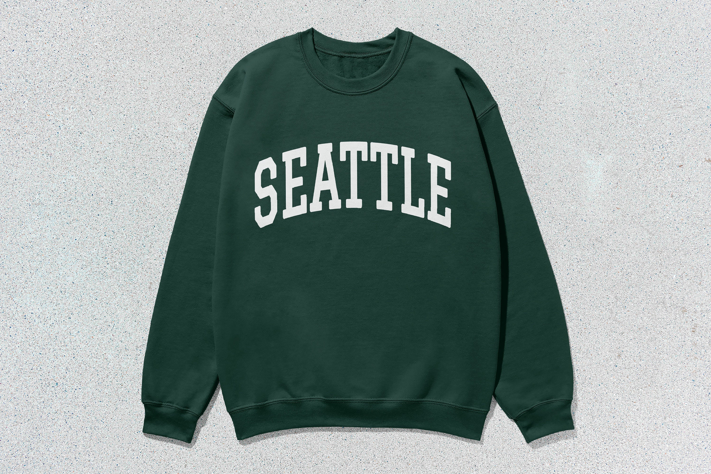 Seattle Sweatshirt Collegiate Crewneck Sweater Unisex