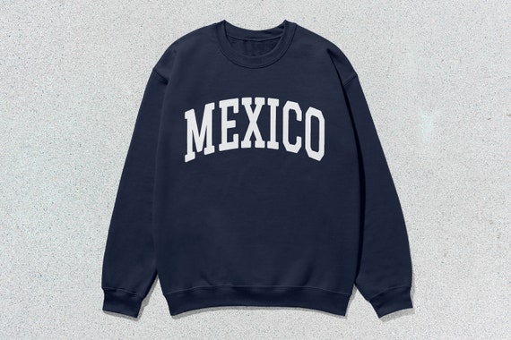 Mexico Sweatshirt Collegiate Crewneck Sweater Unisex - Etsy