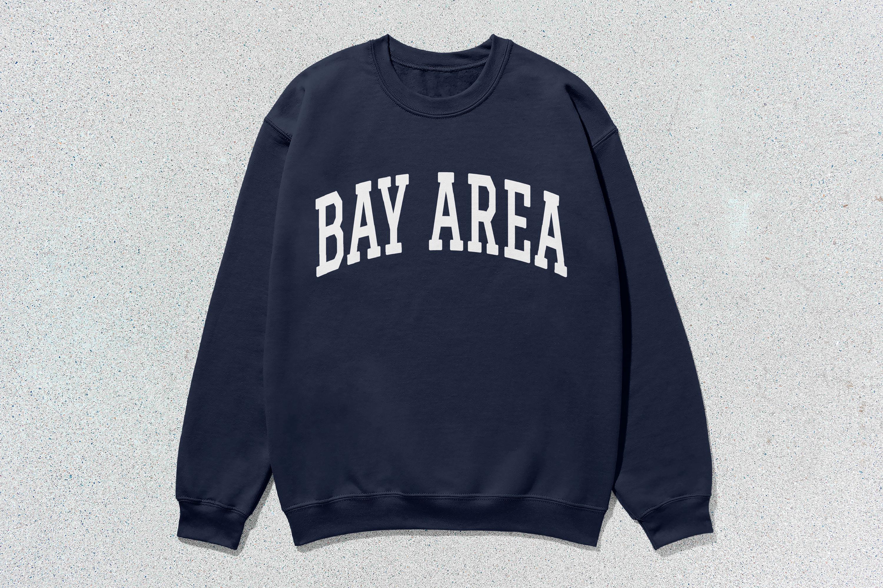 Bay Area Sweatshirt Collegiate Crewneck Sweater Unisex - Etsy