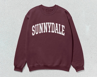 Sunnydale Sweatshirt Collegiate Crewneck Sweater Unisex