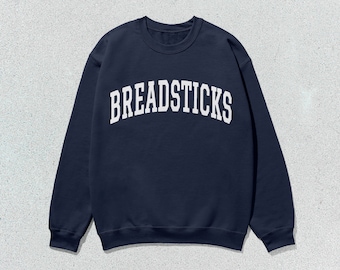 Breadsticks Sweatshirt Collegiate Crewneck Sweater Unisex