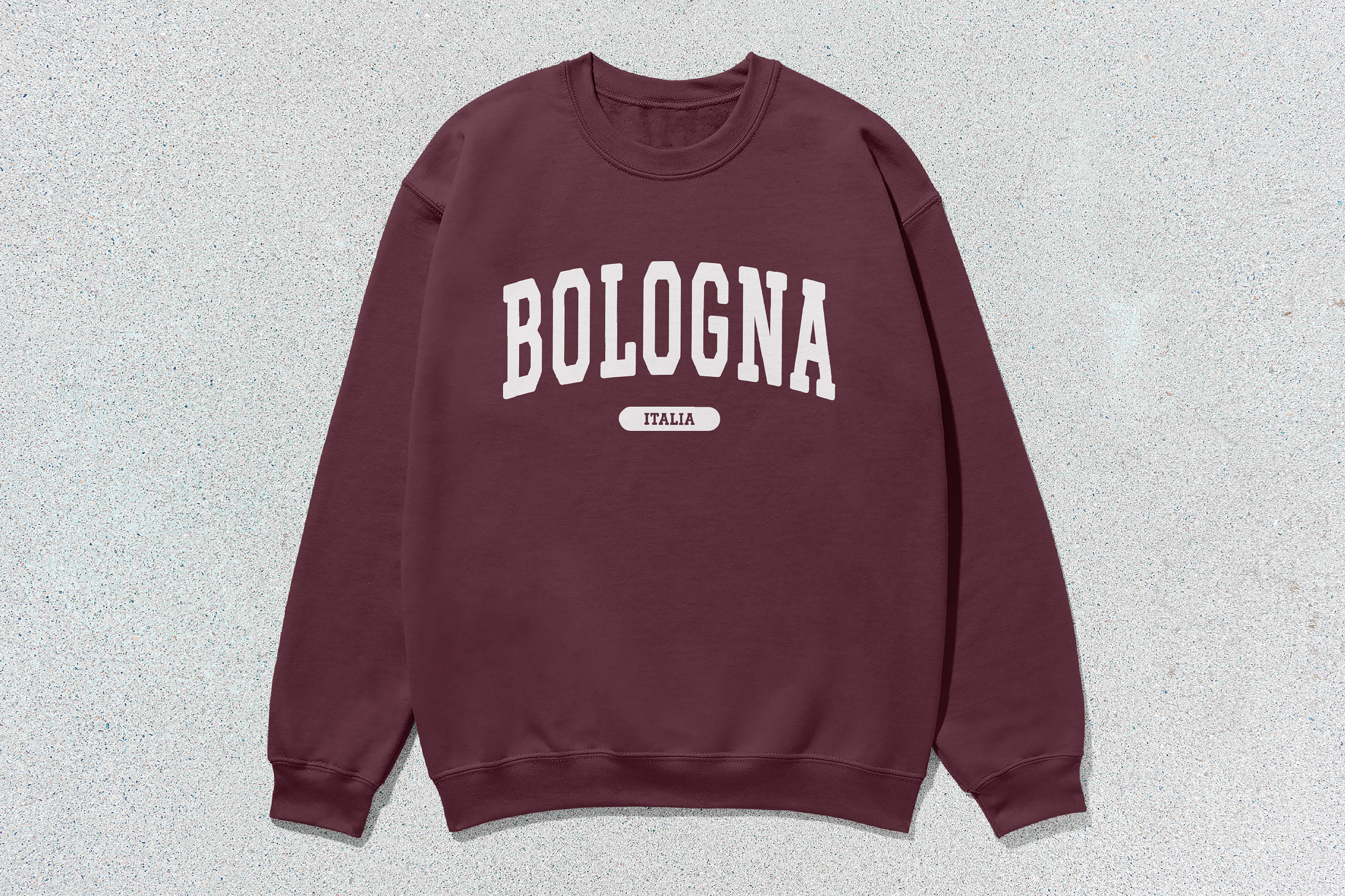 Bologna Sweatshirt Italia Collegiate Crewneck Sweater Unisex - Etsy