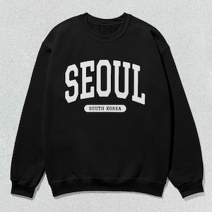 [PARAGRAPH]★韓国大人気★SHIELD RAGLAN SWEATSHIRT No.39 Seoul Sweatshirt South Korea Collegiate Crewneck Sweater