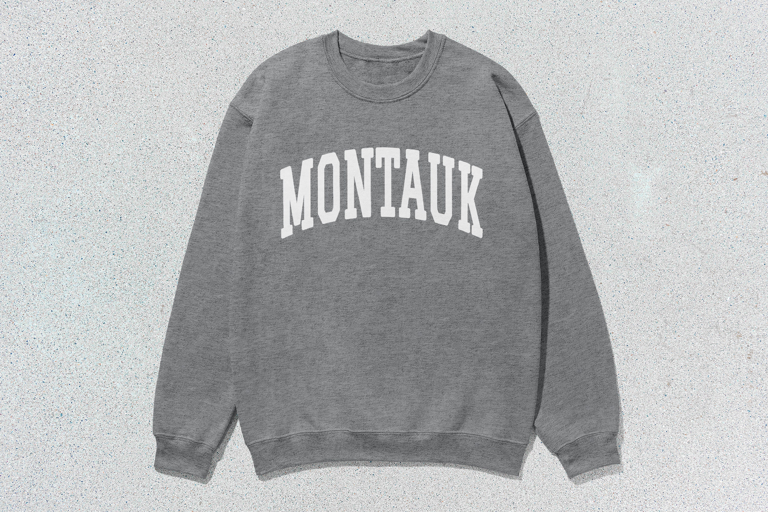 Montauk Sweatshirt Collegiate Crewneck Sweater Unisex - Etsy