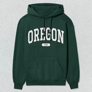Oregon Hoodie USA Hooded Sweatshirt Unisex
