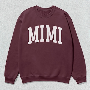 Mimi Sweatshirt Collegiate Crewneck Sweater Unisex