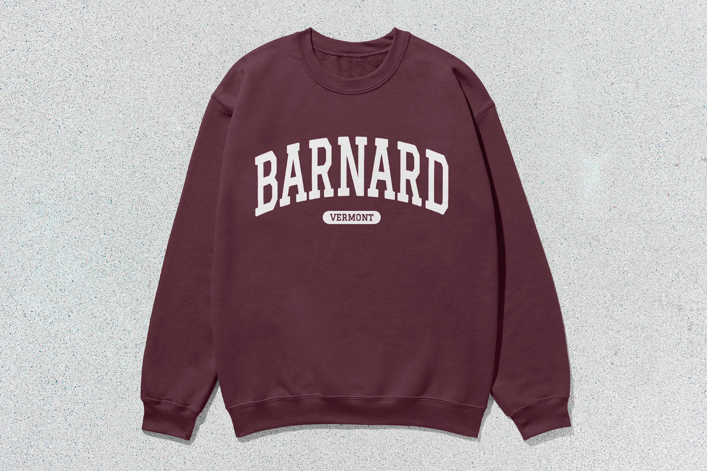 Barnard Sweatshirt Vermont Collegiate Crewneck Sweater Unisex - Etsy