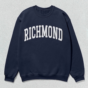 Richmond Sweatshirt Collegiate Crewneck Sweater Unisex