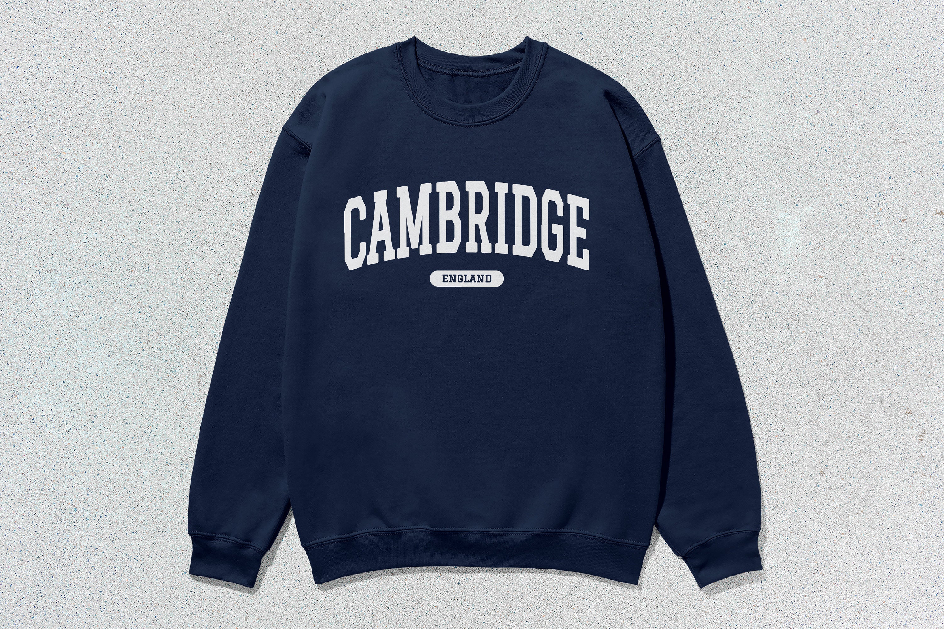 Cambridge Sweatshirt England Collegiate Crewneck Sweater Unisex Etsy