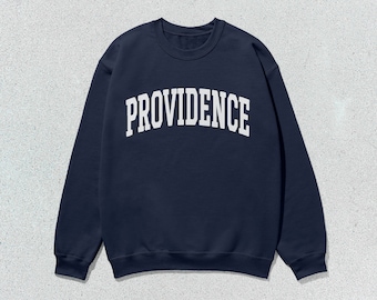 Felpa Providence Maglione girocollo collegiale Rhode Island unisex