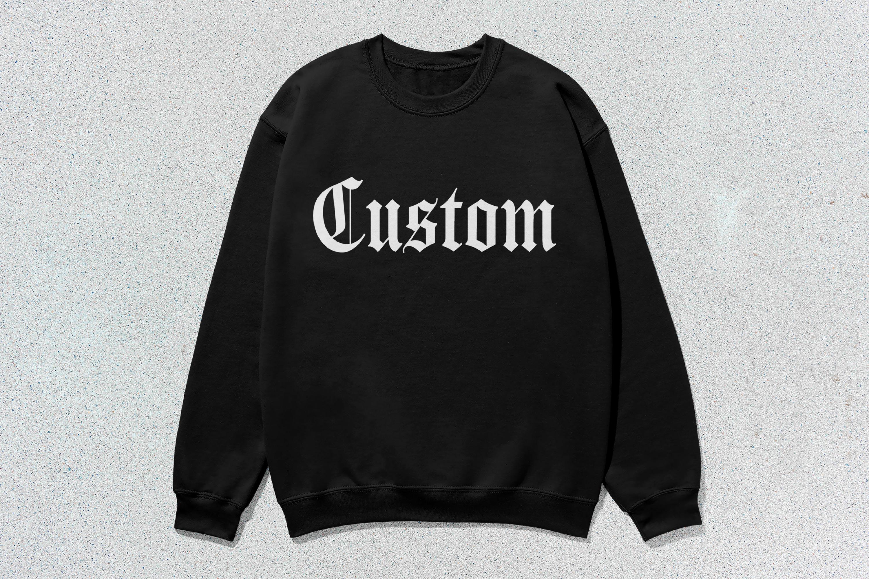 OLD ENGLISH LOGO CREWNECK SWEATSHIRT – calif（カリフ）公式サイト