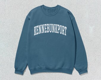 Kennebunkport Sweatshirt Maine Collegiate Crewneck Sweater Unisex