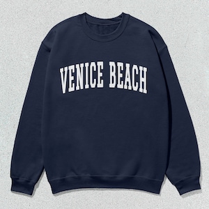 Venice Beach Sweatshirt California Collegiate Crewneck Sweater Unisex