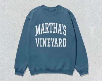 Martha's Vineyard Sweatshirt Collegiate Crewneck Sweater Unisex