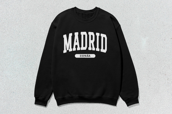 Madrid Sweatshirt España Collegiate Crewneck Sweater Unisex