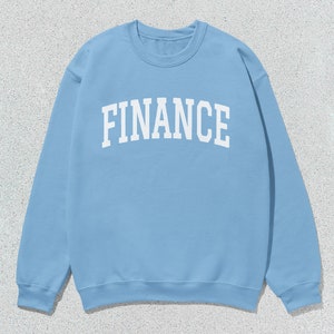 Finance Sweatshirt Collegiate Crewneck Sweater Unisex image 9