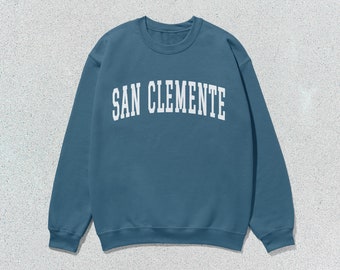 San Clemente Sweatshirt California Collegiate Crewneck Sweater Unisex