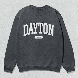 Dayton Sweatshirt Ohio Collegiate Crewneck Sweater Unisex