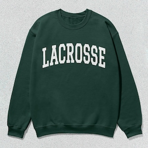Lacrosse Sweatshirt Collegiate Crewneck Sweater Unisex