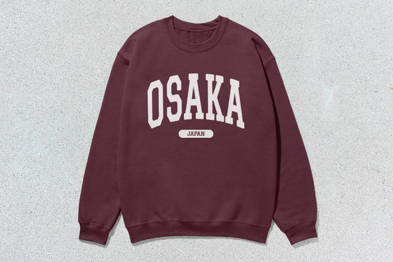 Osaka Sweatshirt Japan Collegiate Crewneck Sweater Unisex - Etsy
