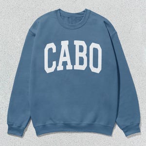 Cabo Sweatshirt Collegiate Crewneck Sweater Unisex