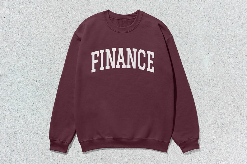 Finance Sweatshirt Collegiate Crewneck Sweater Unisex image 8