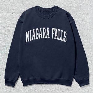 Niagara Falls Sweatshirt Collegiate Crewneck Sweater Unisex
