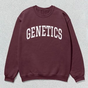 Genetics Sweatshirt Collegiate Crewneck Sweater Unisex
