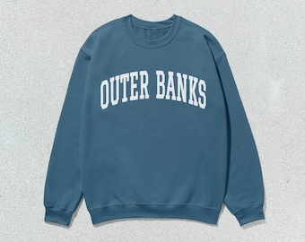 Outer Banks Sweatshirt North Carolina Collegiate Crewneck Sweater Unisex