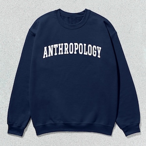 Anthropology Sweatshirt Collegiate Crewneck Sweater Unisex