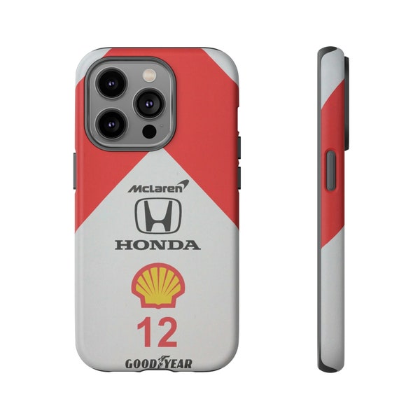 Coques résistantes pour smartphone Iphone et Samsung S23 - McLaren Honda F1 Team Ayrton Senna