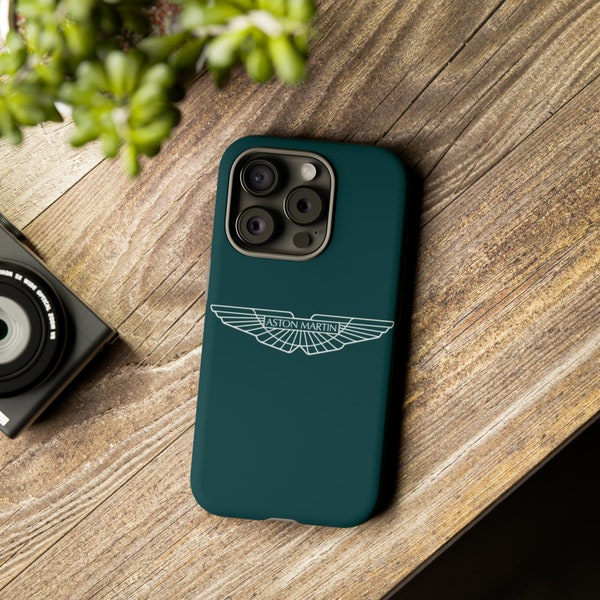 Coques résistantes pour smartphone Iphone et Samsung S23 - Aston Martin Racing - British Racing Green