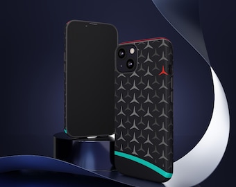 Tough Smartphone Cases Iphone - Mercedes AMG Petronas Formula 1 Team - Black Livery Nikki Lauda F1 Racing