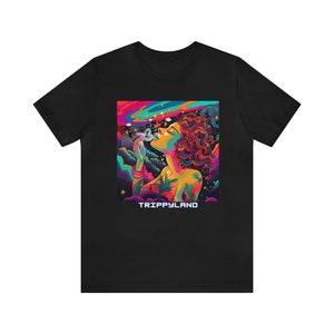 Welcome To Trippyland - Spiral Psychedelic  t-shirt Trippy t-shirt Groovy t-shirt Hippie t-shirt