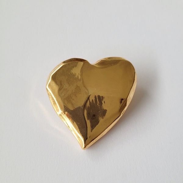 Christian Lacroix heart brooch