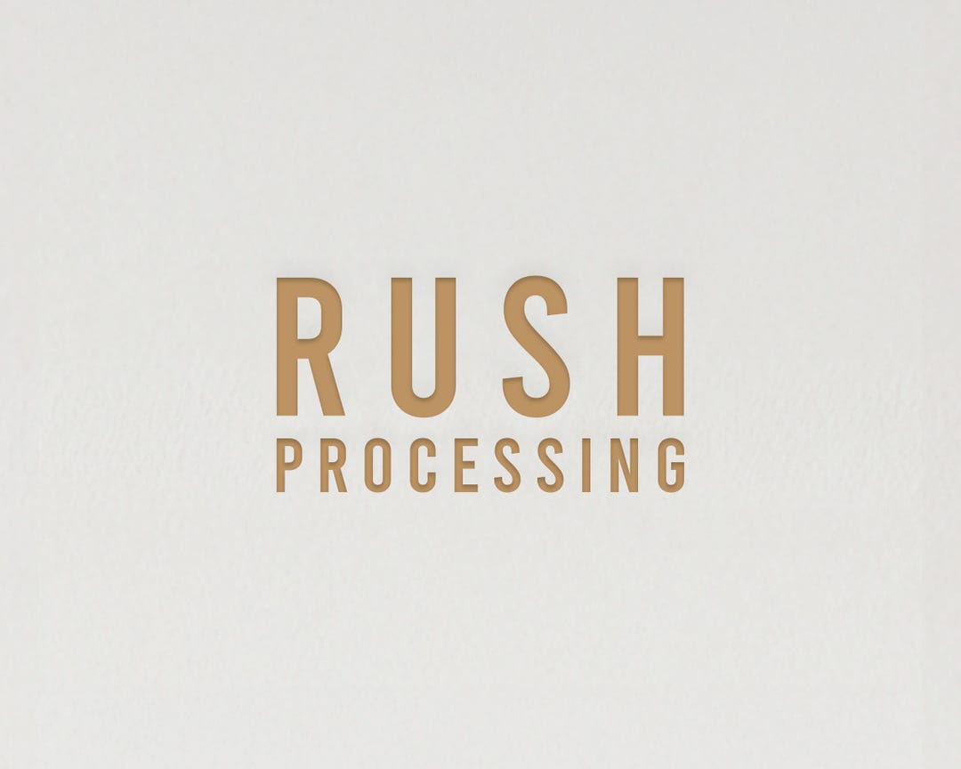Rush Processing Add on - Rush Processing - Etsy