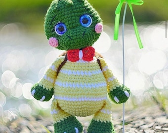 Crochet Turtle PATTERN Amigurumi pattern Turtle pdf tutorial - English pattern cuddle turtle - PDF