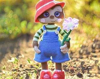 Crochet Sloth Pattern – Toshka Amigurumi Doll (PDF Pattern)