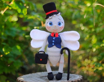 Padrão de crochê Amigurumi de Mosquito: Boneco de Inseto (PDF)