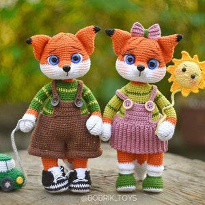 Crochet Fox PATTERN Amigurumi Fox pattern pdf tutorial English pattern fox image 2