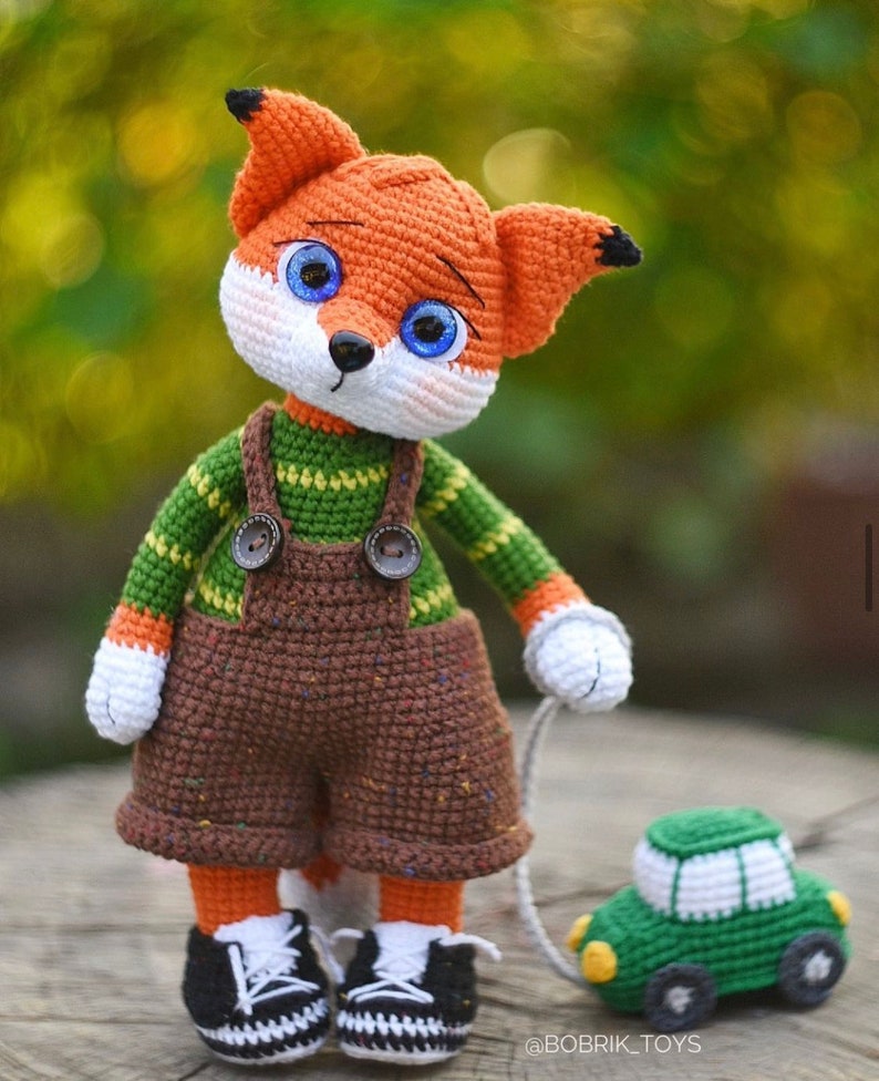 Crochet Fox PATTERN Amigurumi Fox pattern pdf tutorial English pattern fox image 4