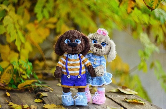 Crochet Dog Pattern, Amigurumi Puppy, English Pattern (PDF)