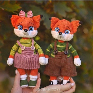 Crochet Fox PATTERN Amigurumi Fox pattern pdf tutorial English pattern fox image 5