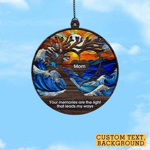 Memorial Suncatcher, Sympathy Gift, Loss Of Dad, Sympathy Gift, Memorial Suncatcher, Father in Heaven, Memorial Gift, Loss Of Mom, Tree