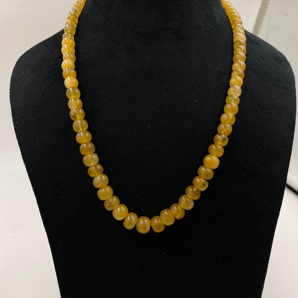 Exquisite Heliodor Beryl Beads Necklace