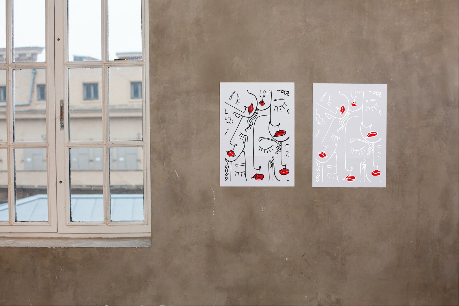 Abstract Face Svg Abstract Female Face Svg Line Art Svg Etsy